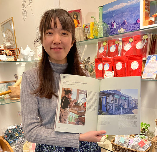 韓国の専門誌【coffeeandtea12月号】に掲載していただきました