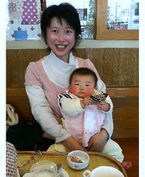 親子のティータイム・初節句と誕生日