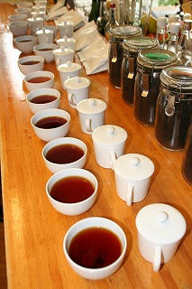 新茶の鑑定! 秋冬の紅茶輸入準備に入りました!