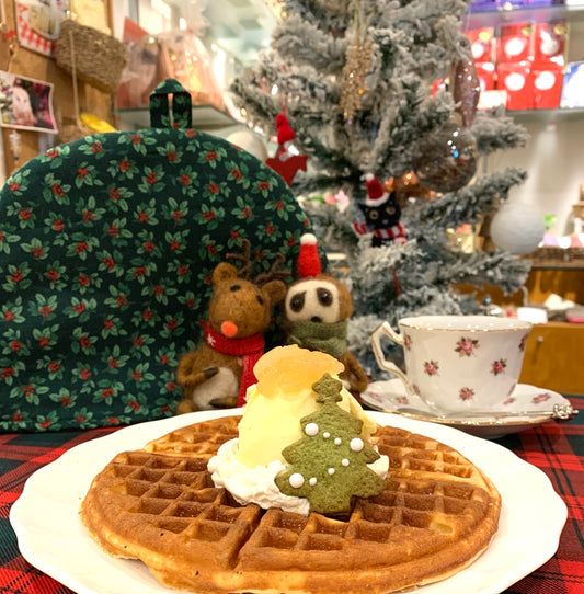 クリスマスワッフルセットスタートです!