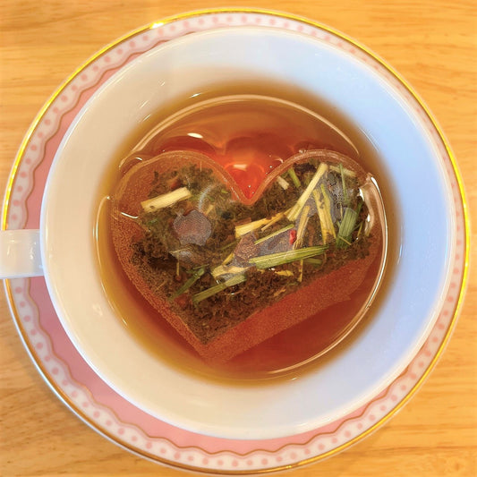 Dear. RUBY Heart Shaped Tea Bag (3 pieces)