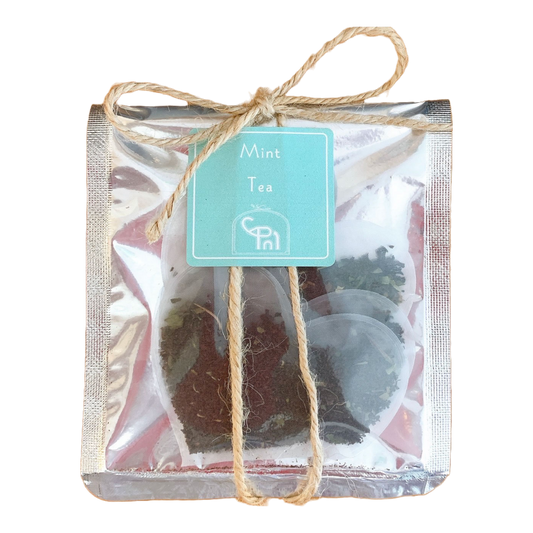 【紅茶専門店ディンブラ】MINT TEA ハート型ティーバッグ（3個入り）